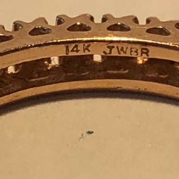 14K GOLD 1.0 TCW SI1, H DIAMONDS ETERNITY BAND